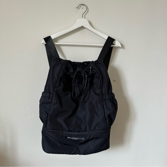 NWT Beyond Yoga Convertible Black Backpack Gym Bag - Picture 12 of 13